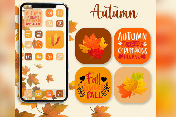Autumn Leaves App Icons